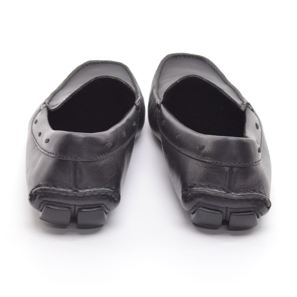 Men Prada 1101 Black Driving Moccasins Loafers UK 8.5 - Picture 5 of 9
